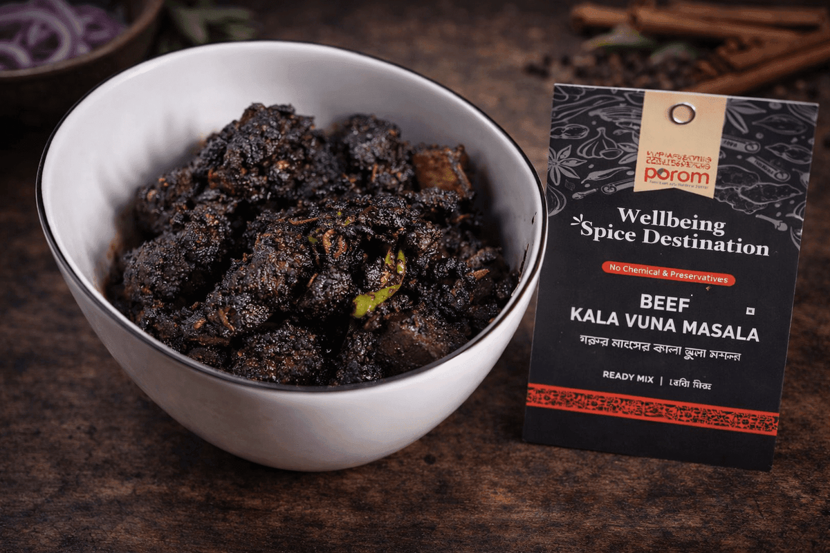 Beef Kala Vuna Recipe - গরুর মাংসের কালা-ভূনা রেসিপি - Porom পরম