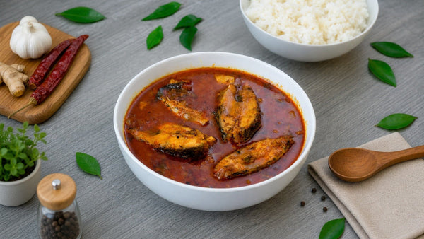 Fish Jhaal Jhol Recipe - মাছের ঝাল ঝোল রেসিপি - Porom পরম