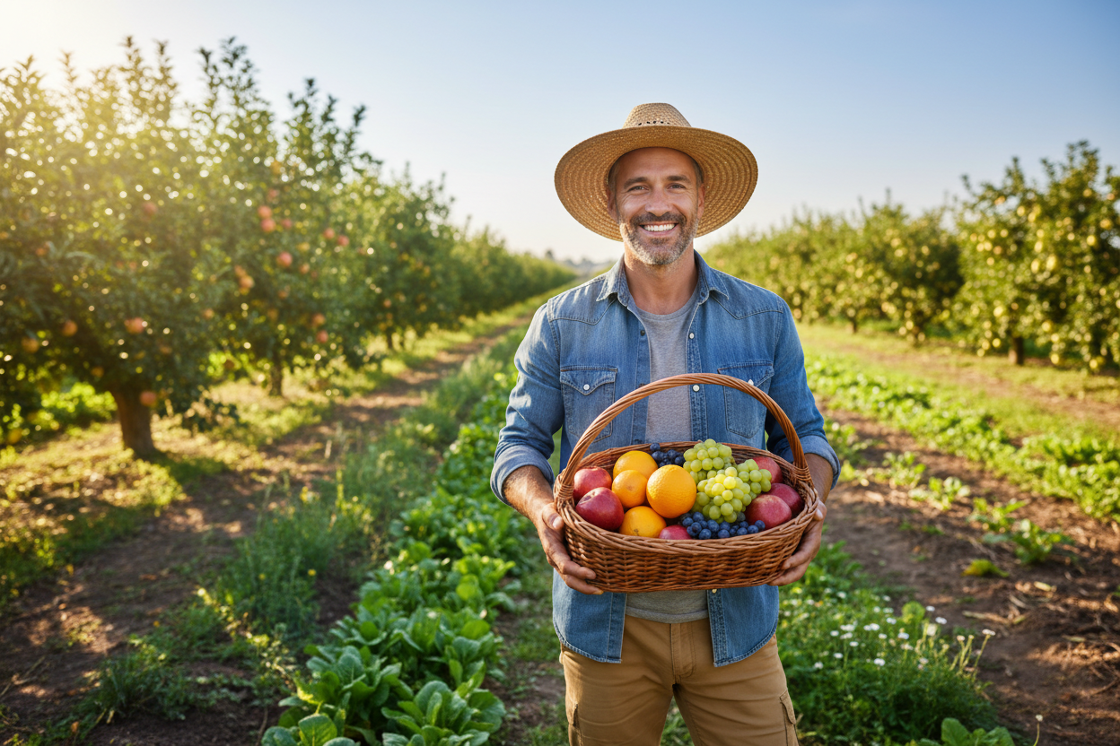 Fresh Garden Salad with Lemon Dressing