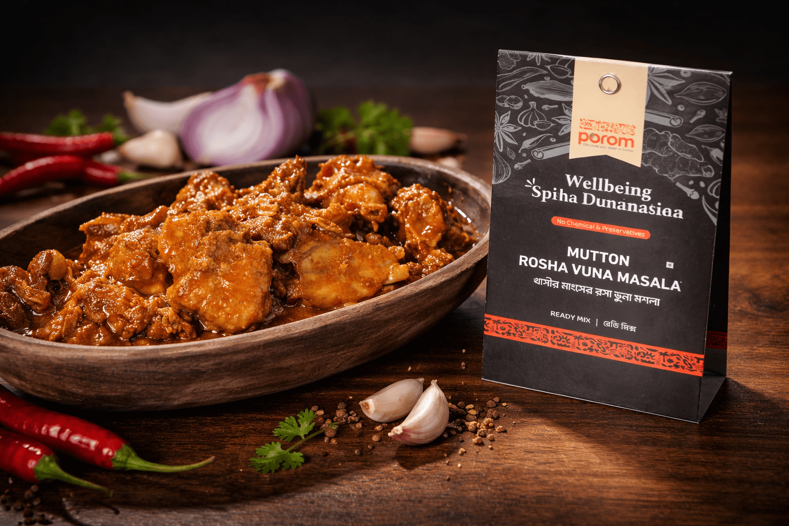 Mutton Rosha Vuna Recipe - খাসীর মাংসের রসা ভূনা রেসিপি