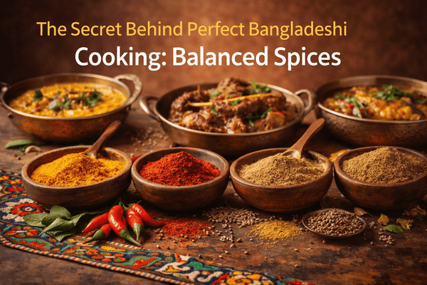 The Secret Behind Perfect Bangladeshi Cooking: Balanced Spices - Porom পরম